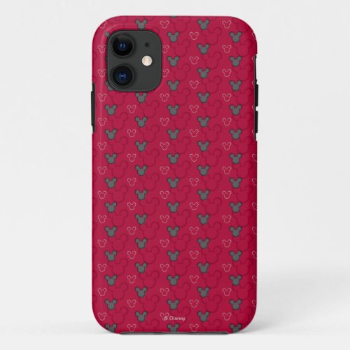 Main Mickey Shorts  Red Icon Pattern iPhone 11 Case