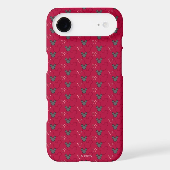 Main Mickey Shorts | Red Icon Pattern Case-Mate iPhone Case (Back)