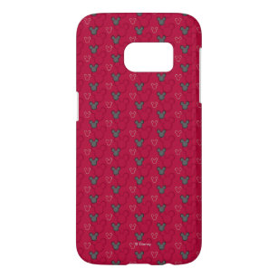 Main Mickey Shorts   Red Icon Pattern Samsung Galaxy S7 Case
