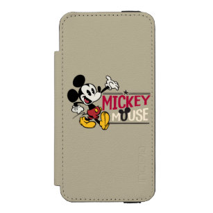 Main Mickey Shorts   Strutting Wallet Case For iPhone SE/5/5s