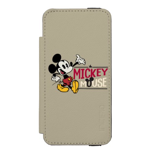 Main Mickey Shorts  Strutting Wallet Case For iPhone SE55s