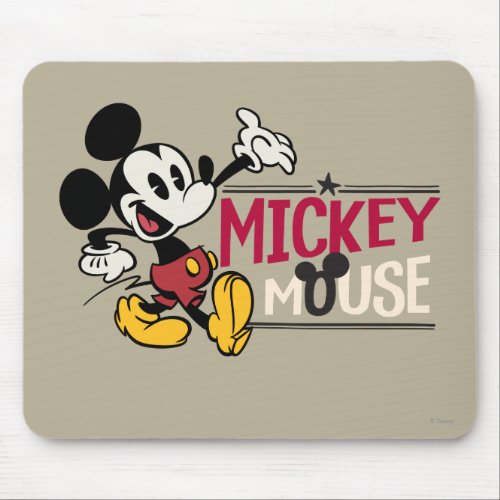 Main Mickey Shorts  Strutting Mouse Pad