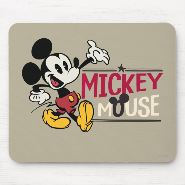 Main Mickey Shorts | Strutting Mouse Pad (Front)