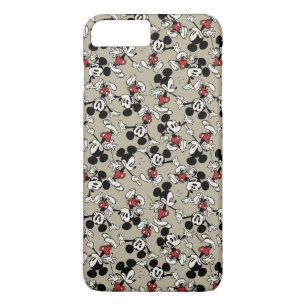 Main Mickey Shorts   Tan Icon Pattern iPhone 8 Plus/7 Plus Case