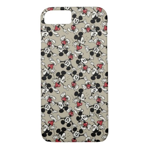 Main Mickey Shorts  Tan Icon Pattern iPhone 87 Case