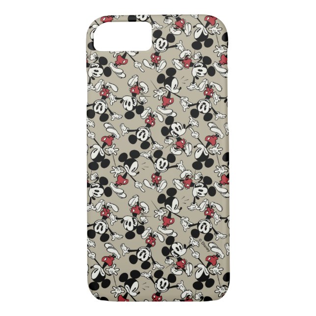 Main Mickey Shorts | Tan Icon Pattern Case-Mate iPhone Case (Back)