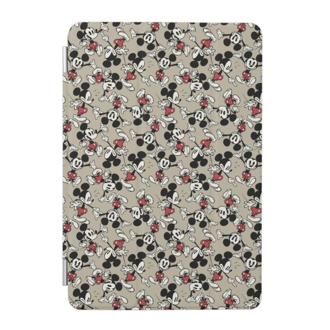 Main Mickey Shorts | Tan Icon Pattern iPad Mini Cover (Front)