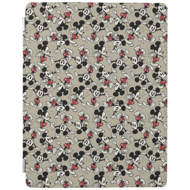 Main Mickey Shorts | Tan Icon Pattern iPad Smart Cover (Front)