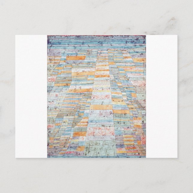 Main path and byways by Paul Klee Postcard (Front)