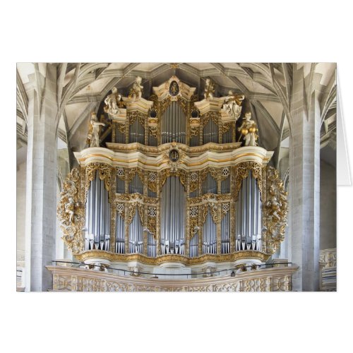 Main pipe organ in Marktkirche Halle