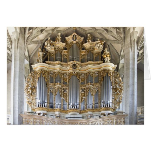 Main pipe organ in Marktkirche, Halle Cards (Front Horizontal)