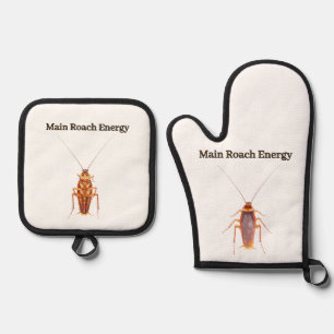 Main Roach Energy Oven Mitt & Pot Holder Set The
