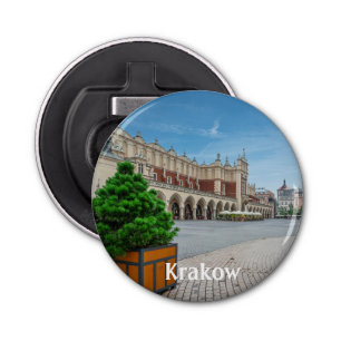 Main square in Krakow old town, Poland Bottle Opener