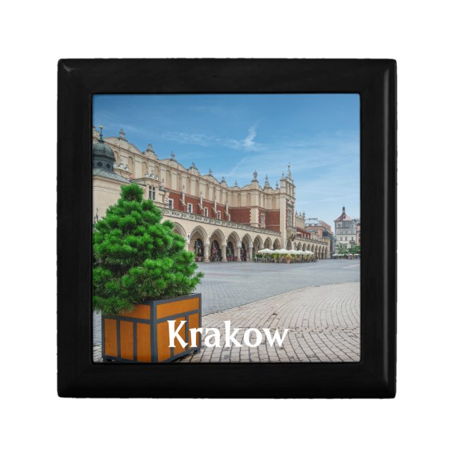 Main square in Krakow old town, Poland Gift Box (Front)