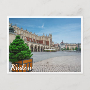 Main square in Krakow old town, Poland Postcard