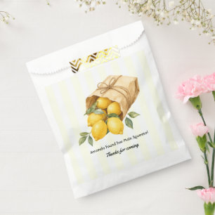 Main Squeeze Amalfi Coast Lemon Bachelorette Favor Bag