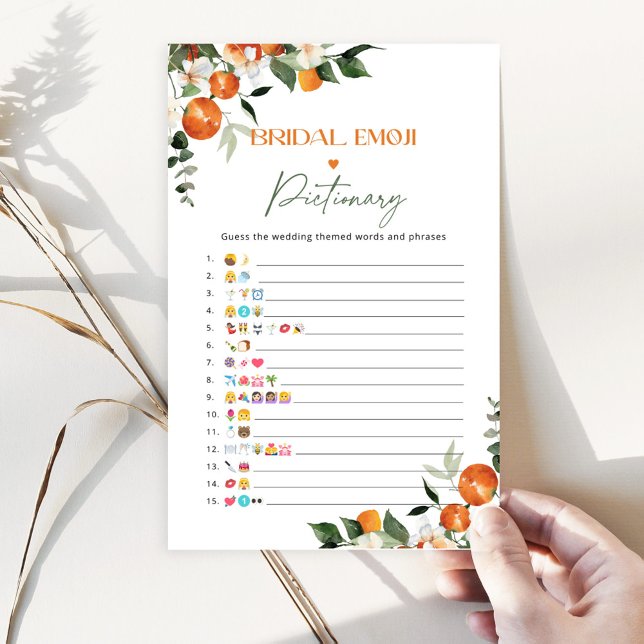 Main squeeze bridal shower emoji pictionary game (Creator Uploaded)