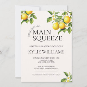 Main Squeeze Bridal Shower Invite