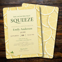 Main Squeeze Bridal Shower | Lemon Italian Amalfi Invitation