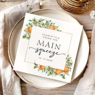 Main Squeeze Bridal Shower Napkins