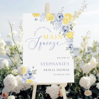 Main Squeeze Bridal Shower Welcome Sign
