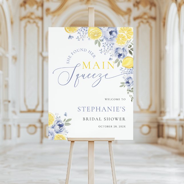 Main Squeeze Bridal Shower Welcome Sign (Creator Uploaded)