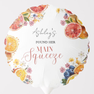 Main Squeeze Citrus Bridal Shower Balloon