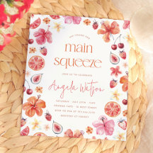 Main Squeeze Citrus Bridal Shower Budget