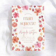 Main Squeeze Citrus Bridal Shower