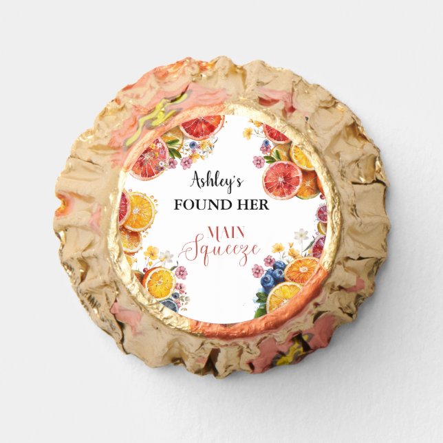 Main Squeeze Citrus Bridal Shower  Reese's Peanut Butter Cups (Front)