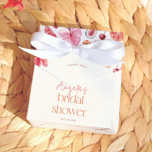 Main Squeeze Citrus Bridal Shower Thank You Favor Boxes