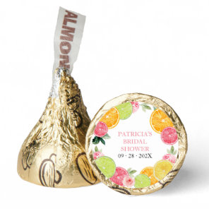 Main Squeeze Citrus Floral Bridal Shower  Hershey®'s Kisses®