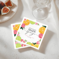 Main Squeeze Citrus Floral Bridal Shower