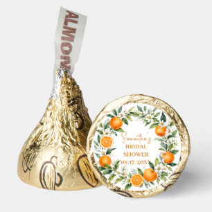 Main Squeeze Citrus Orange Bridal Shower Hershey®'s Kisses®