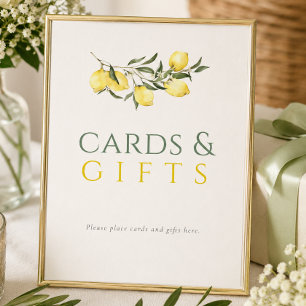 Main Squeeze Citrus Sage Bridal Shower Cards Gifts