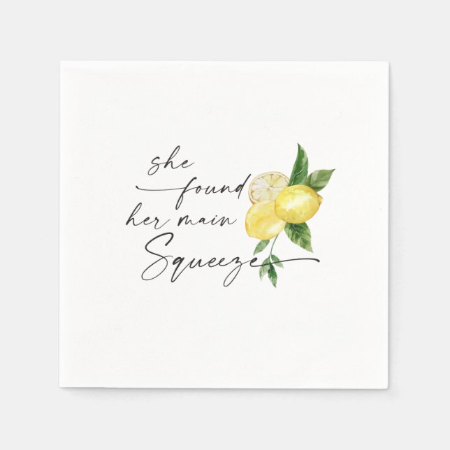 Main Squeeze Cocktail Napkin (Front)