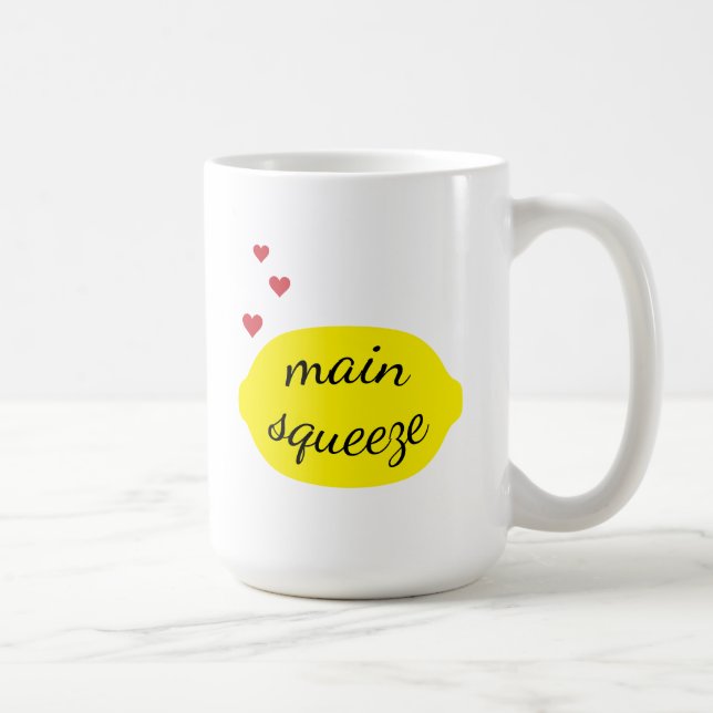 Main Squeeze Coffee Mug (Right)