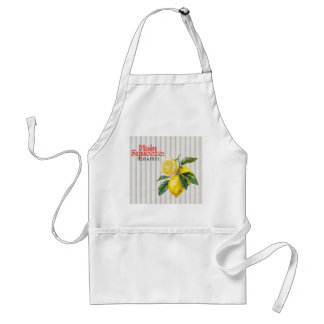 Main Squeeze Fresh & Feisty Lemon Kitchen Decor Adult Apron
