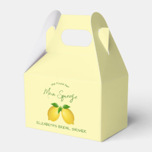 Main Squeeze Lemon Bridal Shower Favor Boxes