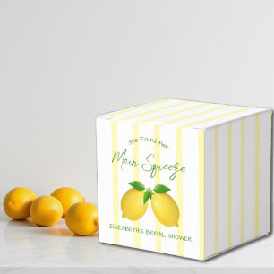 Main Squeeze Lemon Bridal Shower Favor Boxes