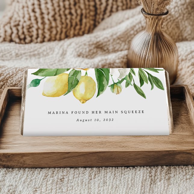 Main Squeeze Lemon Bridal Shower Favor Hershey Bar Favors (Creator Uploaded)