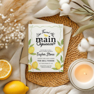 Main Squeeze   Lemon Bridal Shower Invitation
