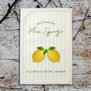 Main Squeeze Lemon Bridal Shower Pennant