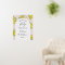 Main Squeeze Lemon Bridal Shower Welcome Sign