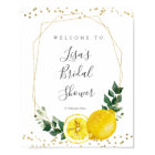 Main squeeze lemon bridal shower Welcome Sign