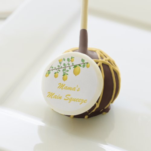 Main Squeeze Lemon Gender Neutral Baby Shower Cake Pops