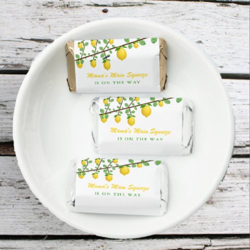 Main Squeeze Lemon Gender Neutral Baby Shower Hersheys Miniatures