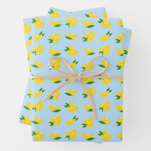 Main Squeeze Lemon Gift Wrap