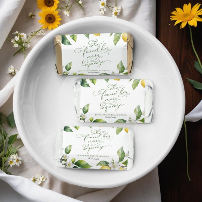 Main Squeeze | Lemon Mediterranean Bridal Shower Hershey's Miniatures (Creator Uploaded)