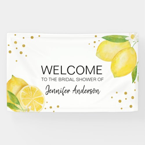 Main Squeeze Lemon Welcome Banner